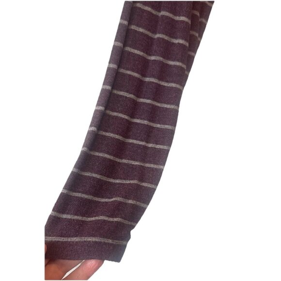 CAbi Womens Serenity Plum Stripe Long Sleeve Top Medium Classic Comfy Casual - Picture 4 of 10